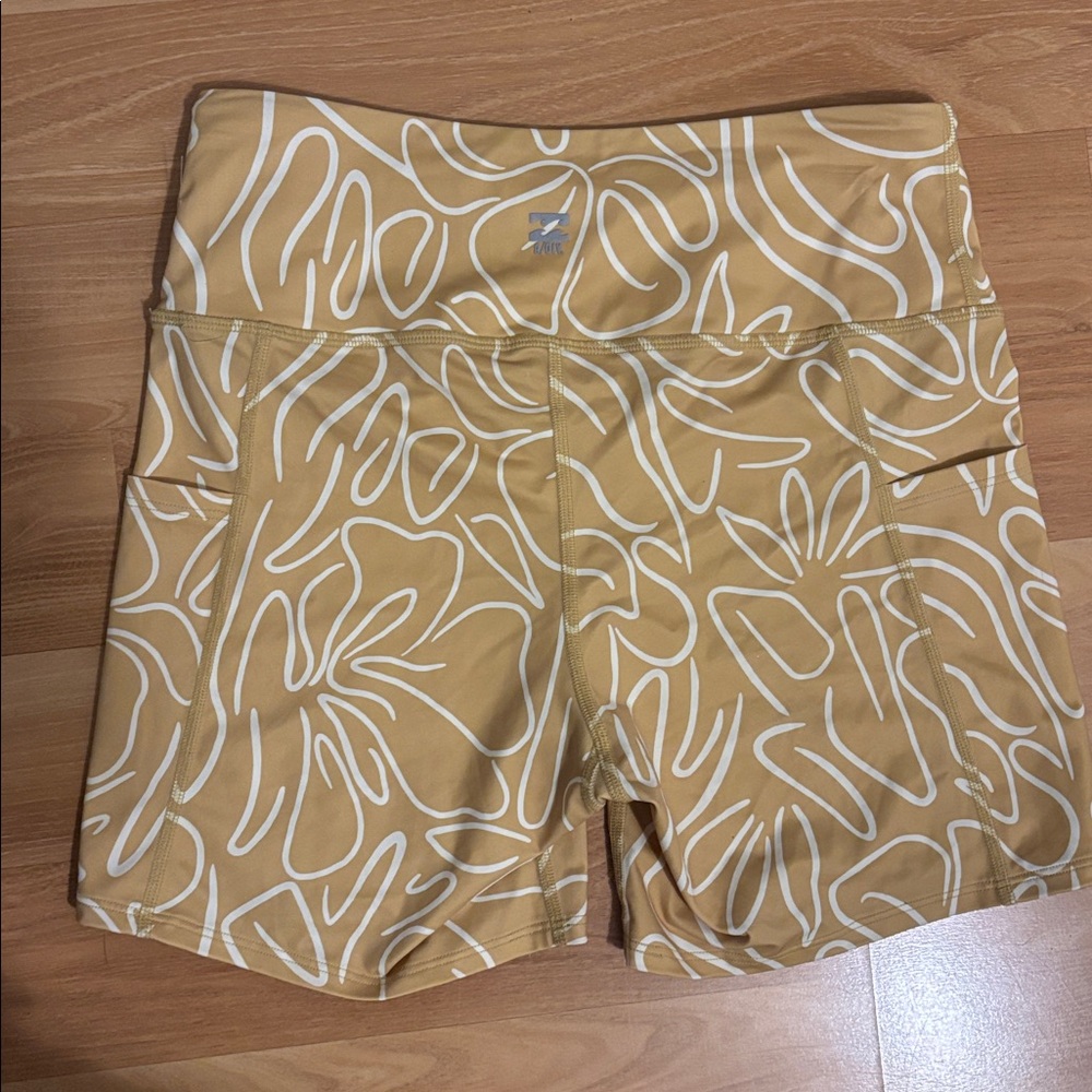 Nwot Billabong Summit Print Bike Shorts View 4